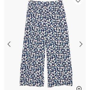 Huston Pull-On Crop Pants in French Floral (XL)